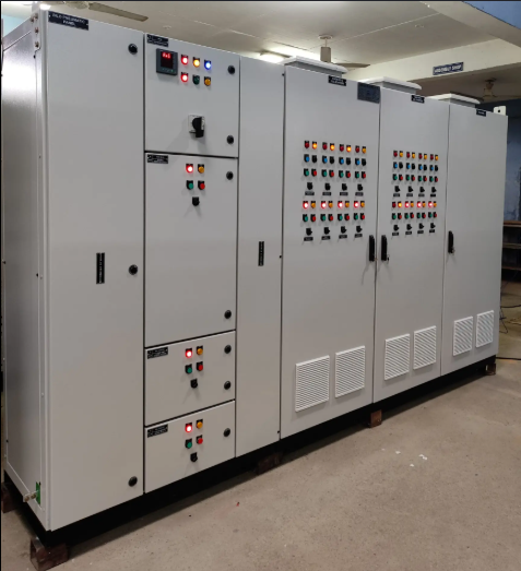 Industrial control panel internal wiring build