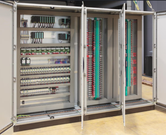 Control panel internal wiring
